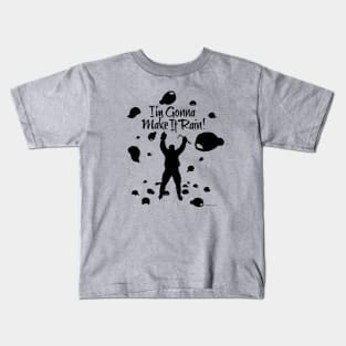 Make It Rain (Hockey) Kids T-Shirt